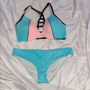 Victoria’s Secret pink bathing suit